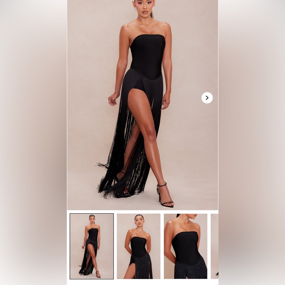 Fashion Nova Luxe Black Dress